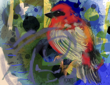 abstract bird